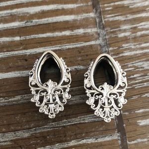 Vintage looking steel tunnels body jewelry